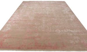 38405-HRL103A-9-Heirloom_Transitional_Fine_Wool_and_Silk_Pink_Rug-9'1''x12'2''-India-2