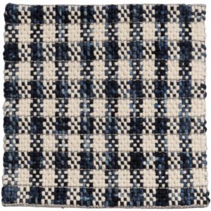 38558-EWV102C-Essential_Woven_Checkers_White_Blue_Navy_Wool_Rug-2'0''x2'0''-India-1