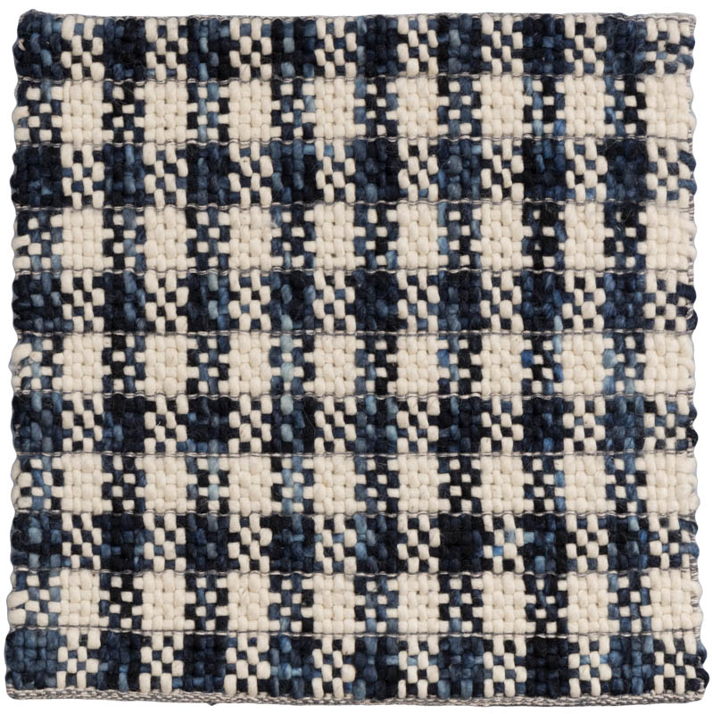 38558-EWV102C-Essential_Woven_Checkers_White_Blue_Navy_Wool_Rug-2'0''x2'0''-India-1