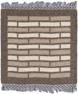 38579-EWV112A-Essential Woven_Pattern_Natural_Wool_Rug-2'0''x2'0''-India-1