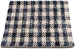 38558-EWV102C-Essential_Woven_Checkers_White_Blue_Navy_Wool_Rug-2'0''x2'0''-India-2