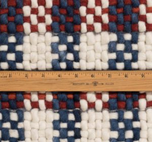 38585-EWV102A-Essential_Woven_Checkers_Red_White_Blue_Wool_Rug-2'0''x2'0''-India-5