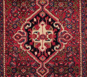 vintage persian hamadan rug