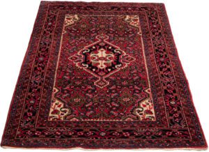 vintage persian hamadan rug