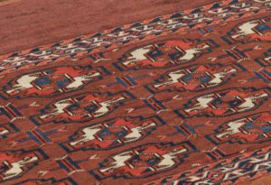 antique chuval yomut bokara rug