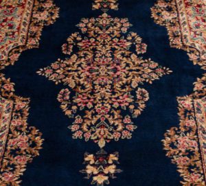 semi-antique persian kerman rug
