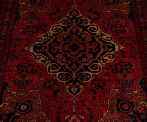 turkmen afghan rug