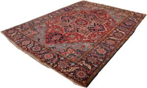 antique persian heriz rug