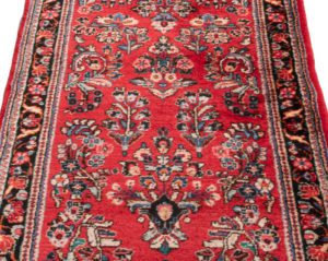 vintage persian sarouk runner rug