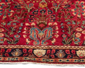 semi-antique persian sarouk rug