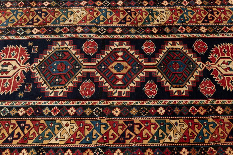 Antique Caucasian Karakashly Rug 4'4 x 3'5 – Shopvintagerugs