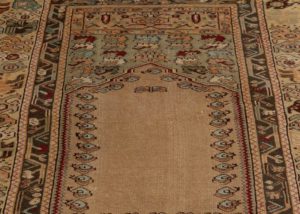 antique turkish ladik rug