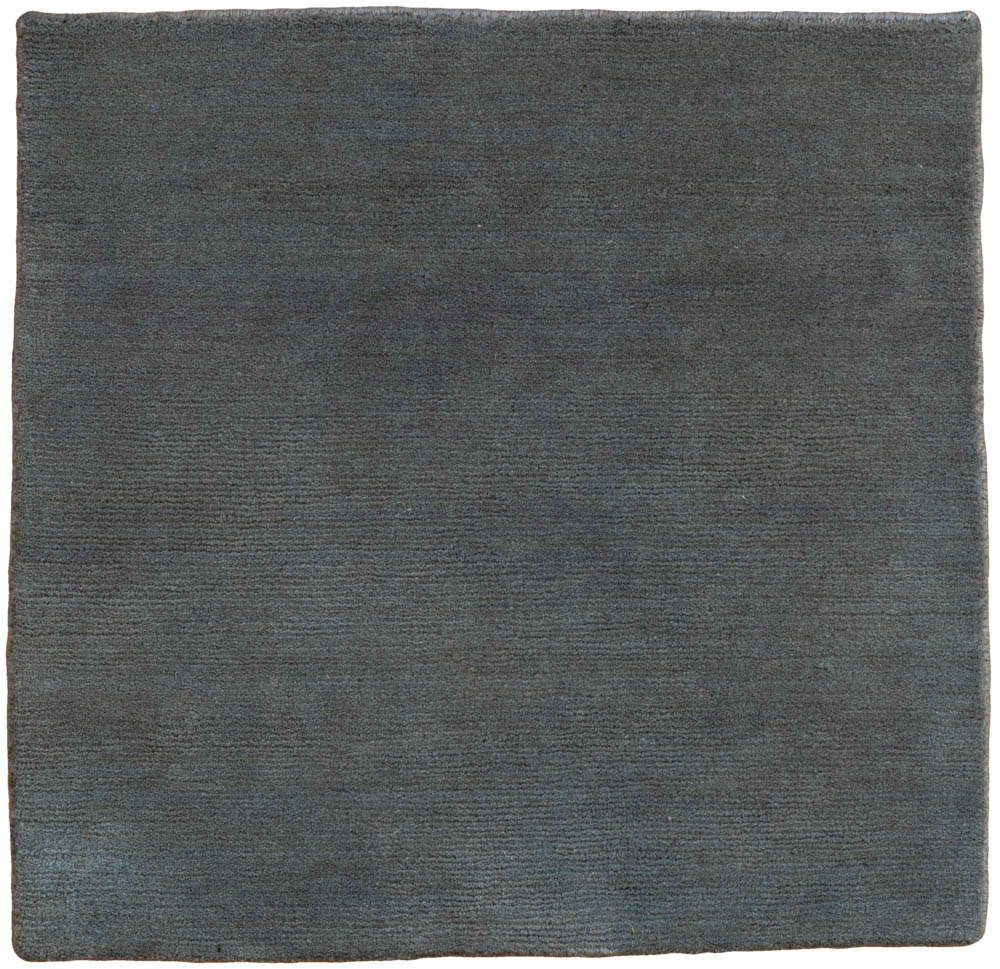 43699_ESW405A-Essential_Wool_Knotted_Modern_Slate_Blue_Rug-2'0''x2'0''-India-1
