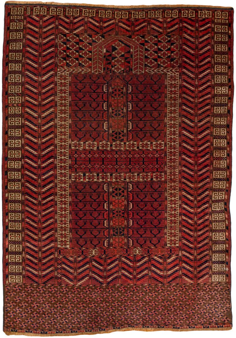 antique turkmen rug