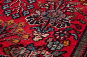 semi-antique wool rug