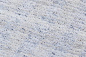 hand loomed wool viscose cotton rug