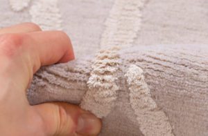 modern wool silk rug