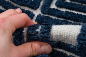 modern silk wool rug