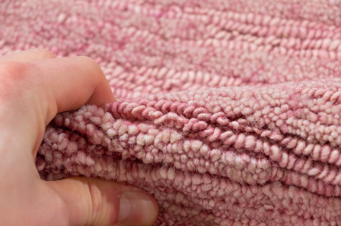 Cozy Wools Veronica Wool Braided Pink Rug