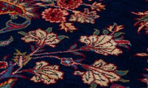 kashan wool and silk rug