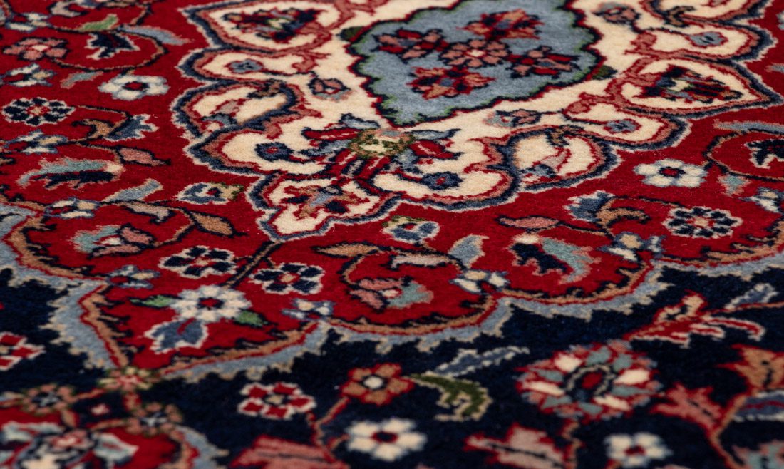 Fine Kashan Wool Rug - Kebabian's Rugs