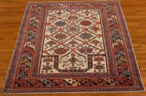 antique reproduction wool rug