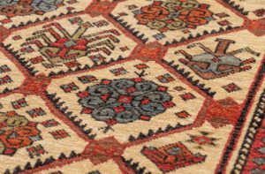 antique reproduction wool rug