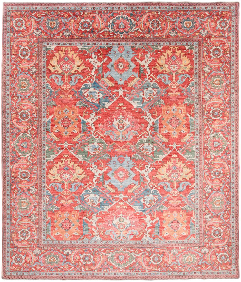 serapi oversized wool rug