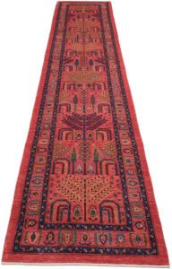 khamsehbaf wool runner rug