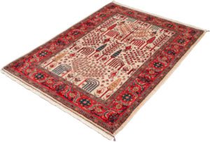 persian bidjar trees wool rug