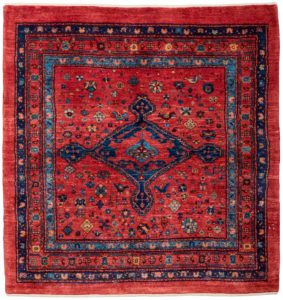 persian qashqai wool square rug
