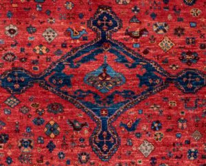 persian qashqai wool square rug