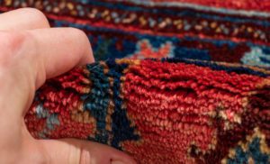 persian khamsehbaf square wool rug
