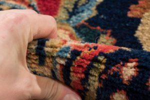 antique sarouk wool rug
