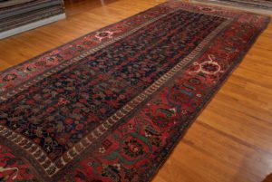 antique bidjar wool runner rug