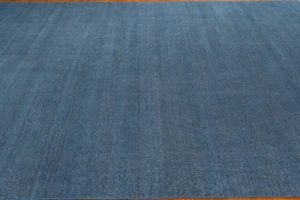 contemporary blue wool rug