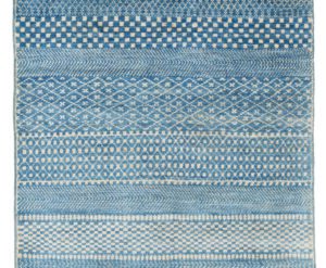 afghan gabbeh blue rug