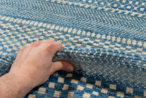 afghan gabbeh blue rug