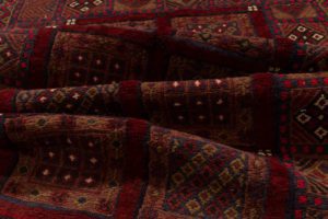 vintage afghan wool rug