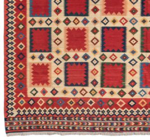 kazak wool runner rug