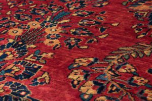 antique persian sarouk wool rug