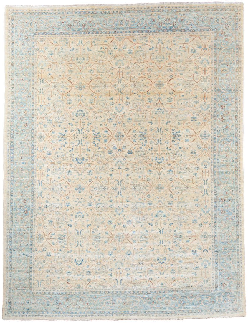 Isfahan wool rug