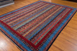 tribal wool rug