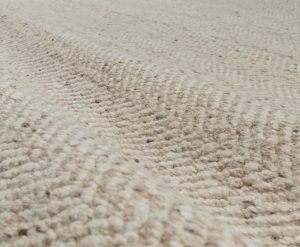 chunky flatweave wool rug