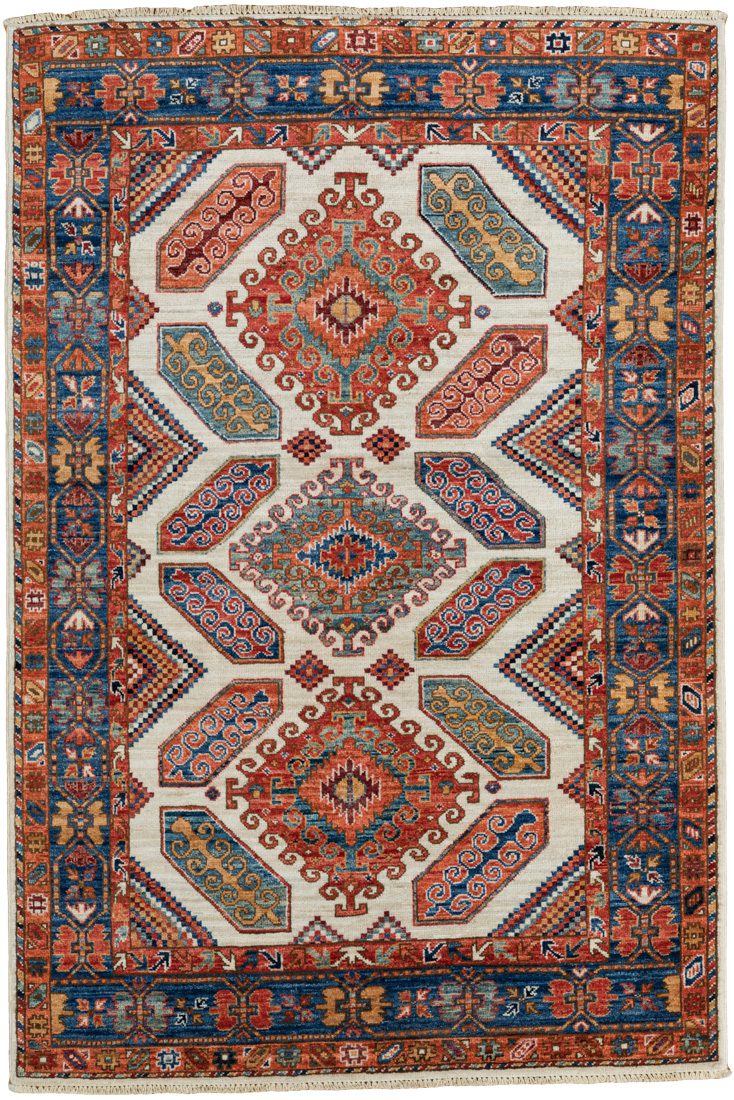anatolian tribal wool rug