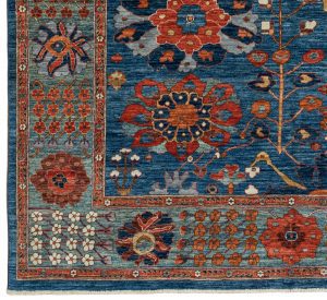 kurd blossom wool rug