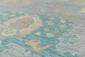 oushak transitional wool rug