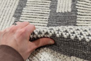 contemporary moroccan wool rug
