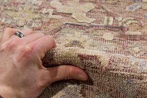 mahal wool and silk rug