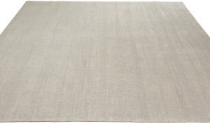 contemporary silk and wool rug